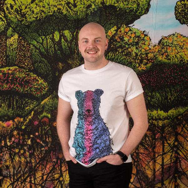 Organic cotton t-shirt "Blueberry Bear"