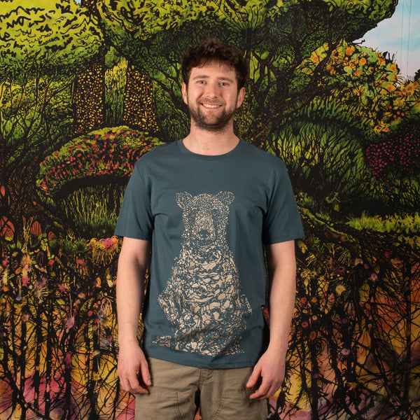 Organic cotton t-shirt “Blueberry Bear”