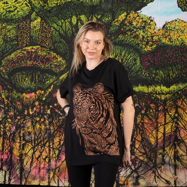 Organic cotton "Totem Tiger" t-shirt